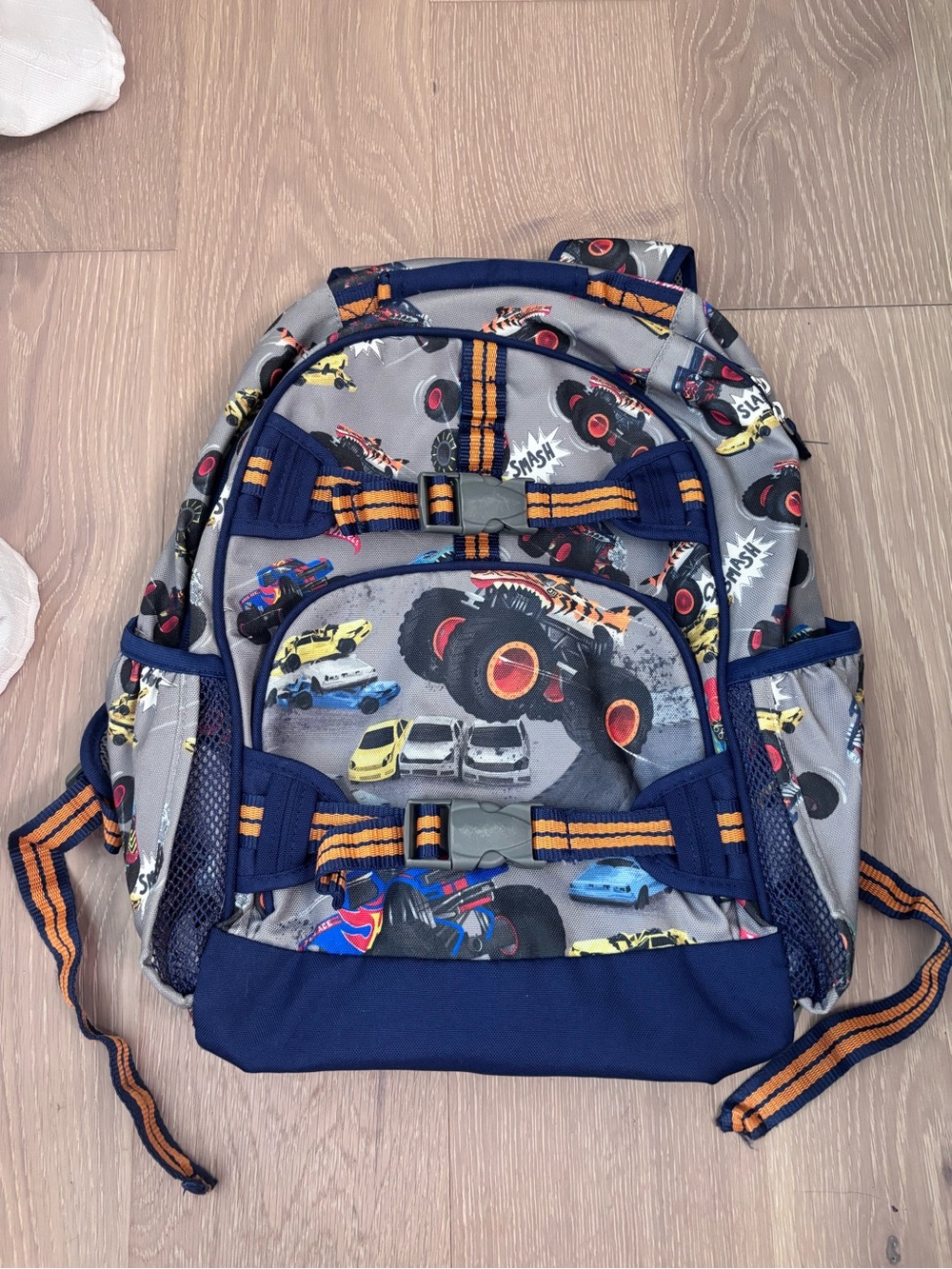 Pottery Barn Monster Truck Backpack